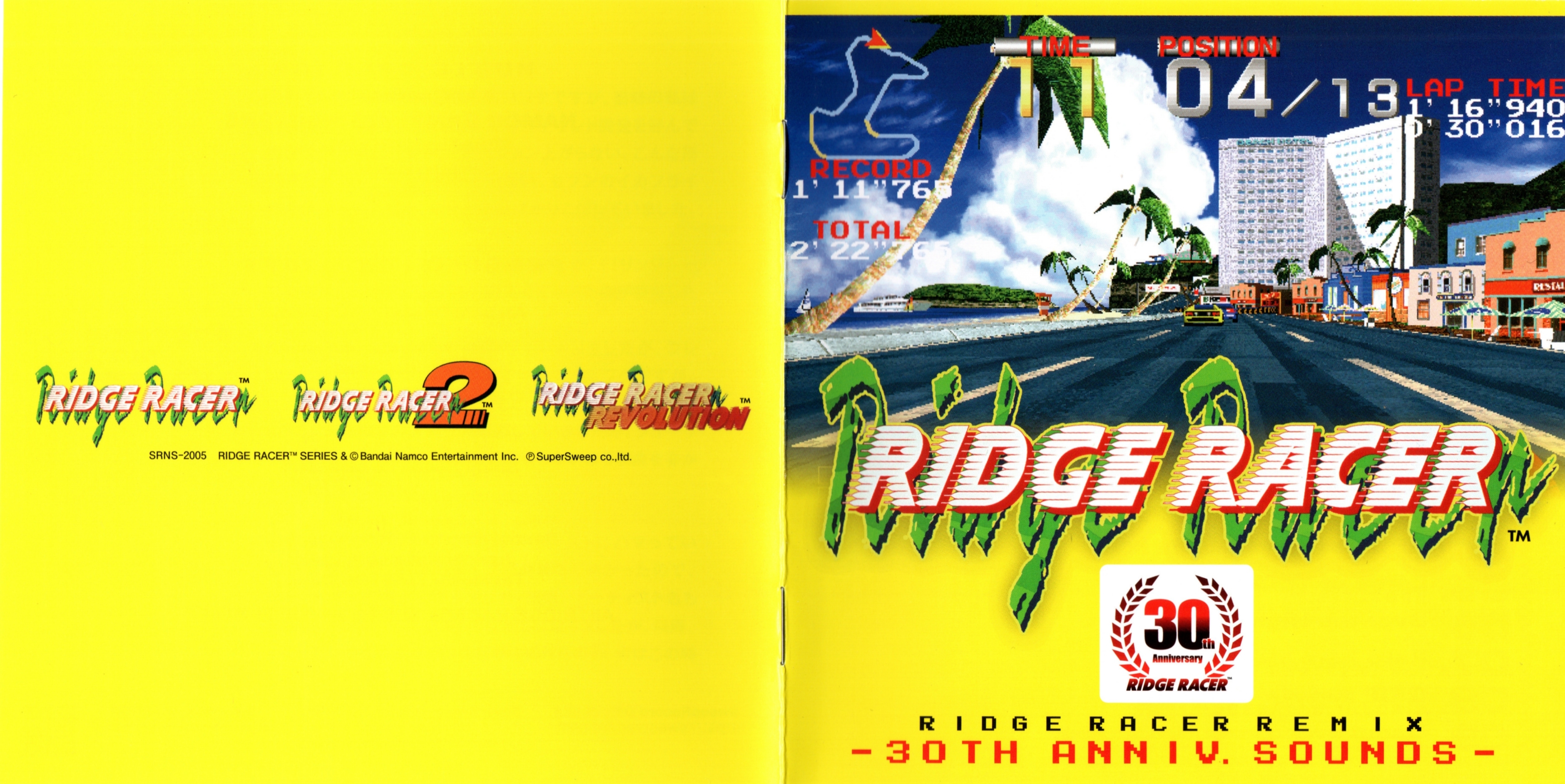 RIDGE RACER REMIX -30TH ANNIV. SOUNDS- (2024) MP3 - Download RIDGE